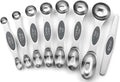 Spring Chef Stainless Steel Magnetic Measuring Spoons Set of 8 by SpringChef