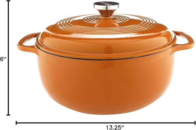 Lodge Essential Enamel Cast Iron Dutch Oven - Image 9
