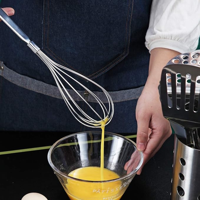 Whisk, Berglander Whisks For Cooking, Stainless Steel Balloon Whisk, Sturdy - Image 7