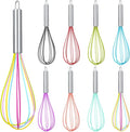 Domensi 8 Pcs 12 Inch Whisks Bulk by Domensi