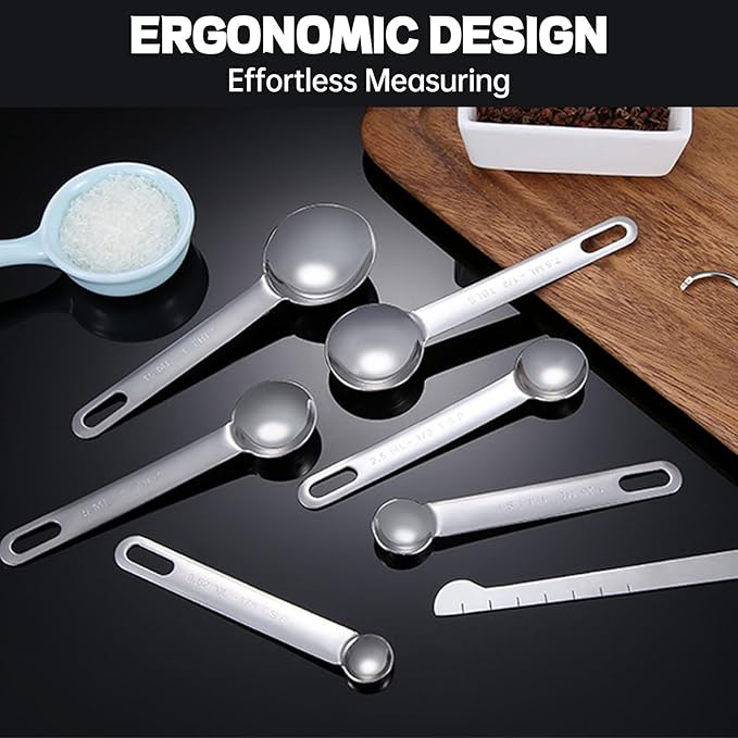 Tablespoon Measuring Spoons Set, Stainless Steel Measuring Spoons - Image 4