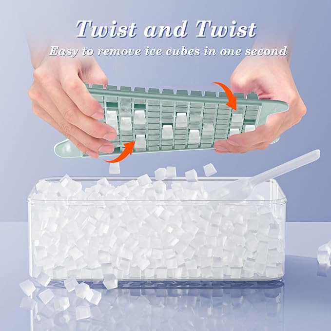 Mini Ice Cube Tray for Freezer: GGUW Nugget Ice Cube Tray - Image 3