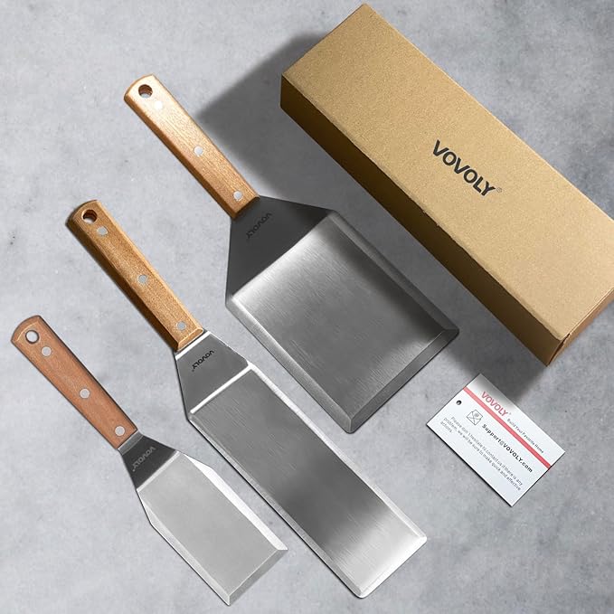 Stainless Steel Spatula Set, Grill Spatula Set - Image 7