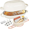 Enameled Cast Iron Dutch Oven for Bread Baking by UmiteChef