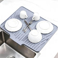 Silicone Dish Drying Mat for Kitchen Counter Sink, Non-Slip dish drying Pad by AYDRBMG