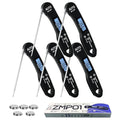 5 PCs Instant Read Meat Thermometer, 1.2s Fast Read, ±1°F Accuracy, -58°F to by Meatender