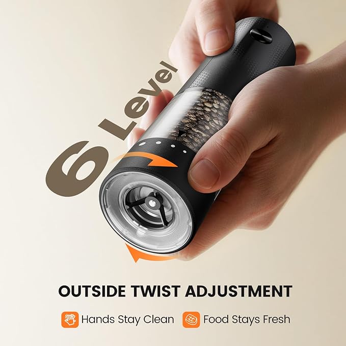 Electric Salt and Pepper Grinder Set - Image 3