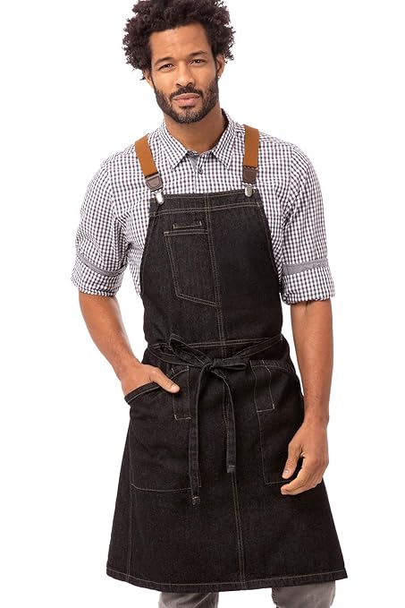 Chef Works Unisex Berkeley Bib Apron, One Size by ChefWorks