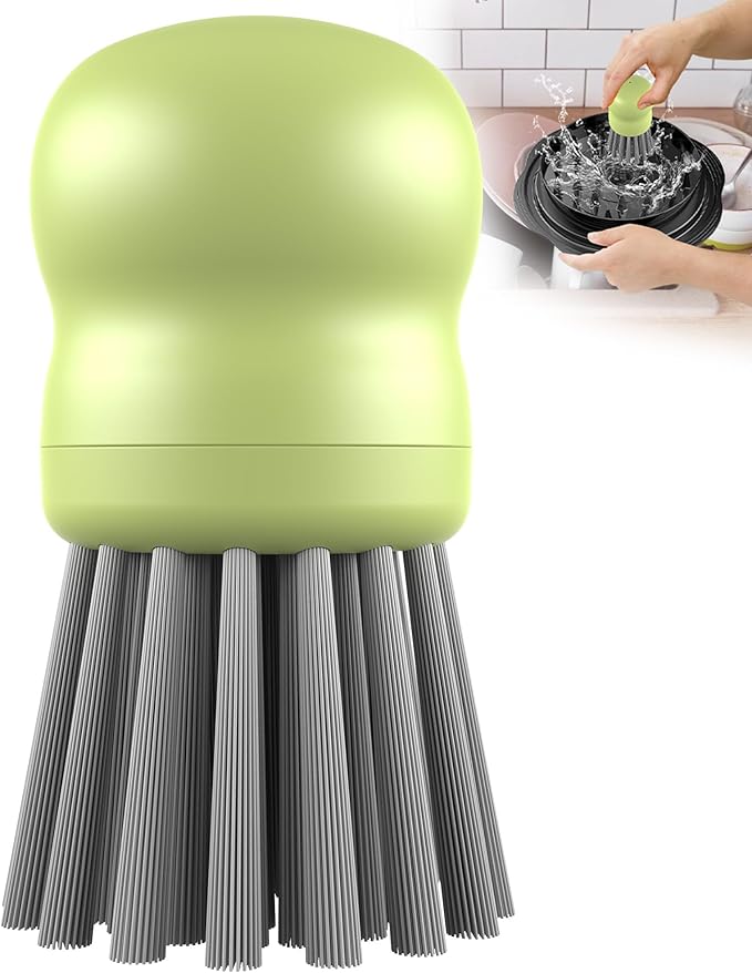 Mini Dish Brush for Cleaning Chicken Shredder, Palm Brush Dish Scrubber by SURETIVIAN
