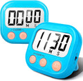 2 Pack Kitchen Timers Loud Ring Digital Timers by AOUCE