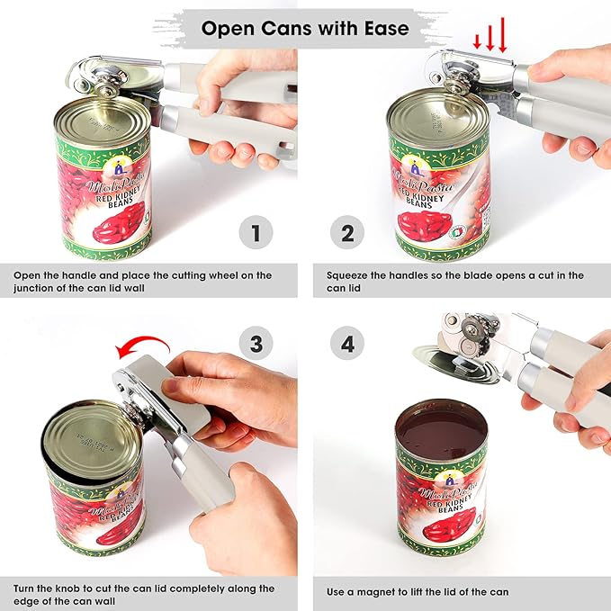 Beneno Heavy Duty Hand Can Opener Manual - Image 4