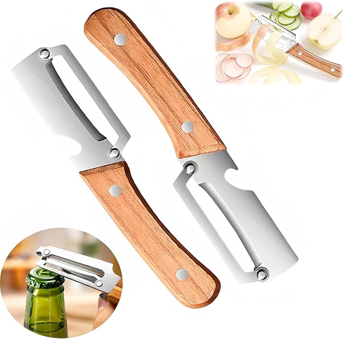 2Pcs Vegetable Peelers For Kitchen, Premium Fruit Stainless Steel Peeler by Unknown
