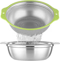 Colander Stainless Steel Microporous, 2QT Rice Strainer by Unknown
