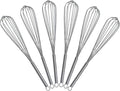 8 inch Mini Wire Whisk 6 Pack by Keewah