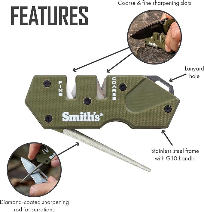 Smith’s Pocket Pal Tactical Knife Sharpener - Image 3