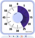 Secura 7.5 Inch Visual Timer, 60 Minute Oversize Visual Countdown Timer by Secura