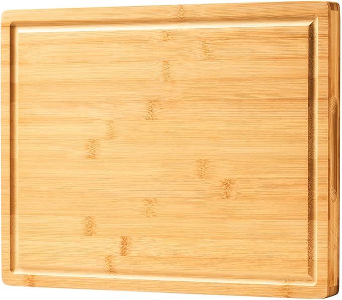 Allsum Large Bamboo Wood Cutting Boards by ALLSUM