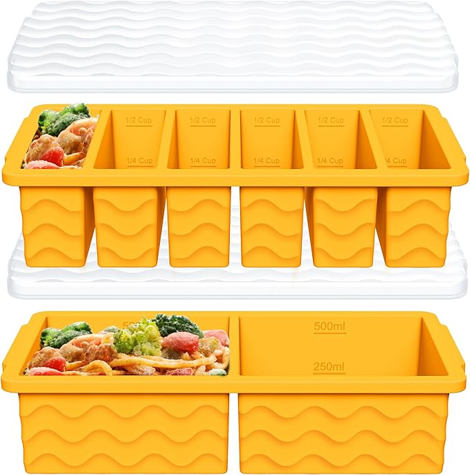 2-Pack Silicone Freezer Trays by Doasuwish