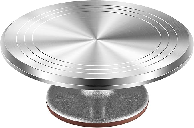 12-Inch Aluminum Alloy Cake Turntable by DynastyEra