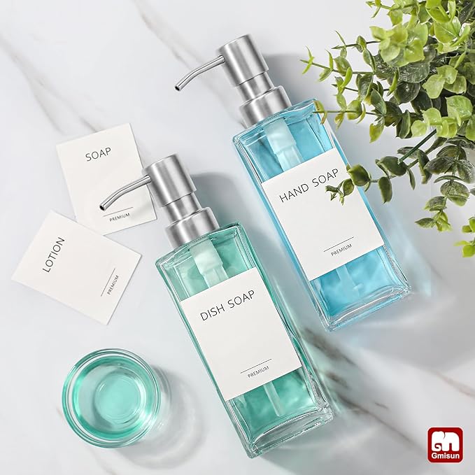 GMISUN Glass Soap Dispenser - Image 6