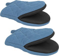 1 Pair Short Oven Mitts by Qulable