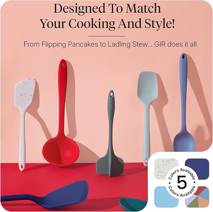 GIR: Get It Right 5-Piece Silicone Ultimate Kitchen Utensils Set - Image 6