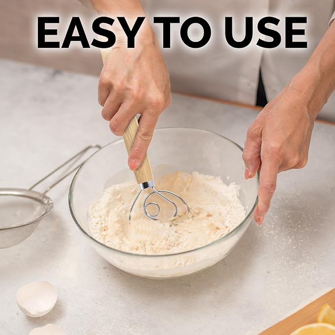 Zulay Kitchen 13-Inch Danish Dough Whisk - Image 5