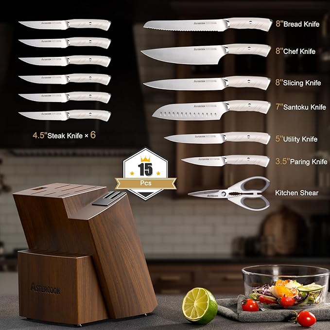 Astercook Knife Set Kitchen - Image 6
