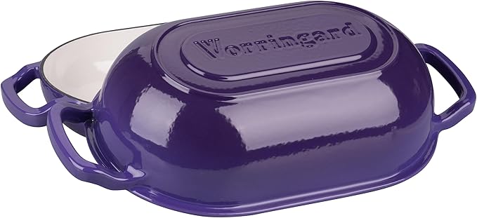 VORRINGARD Enameled Cast Iron Sourdough Bread Oven, Dutch Oven, Loaf Cast Iron - Image 4