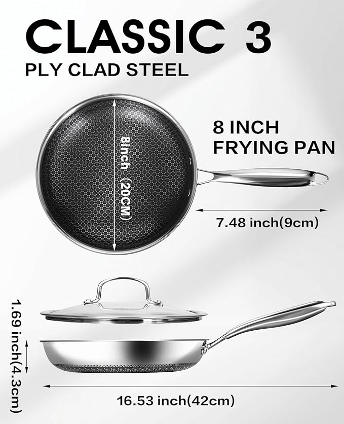 USELUCK Nonstick Frying Pans - Image 3