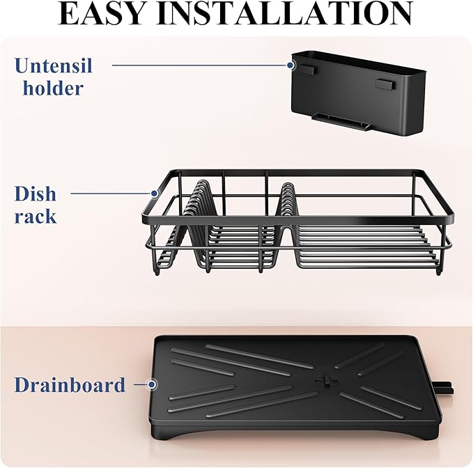 SNTD Dish Drying Rack for Kitchen Counter - Image 7