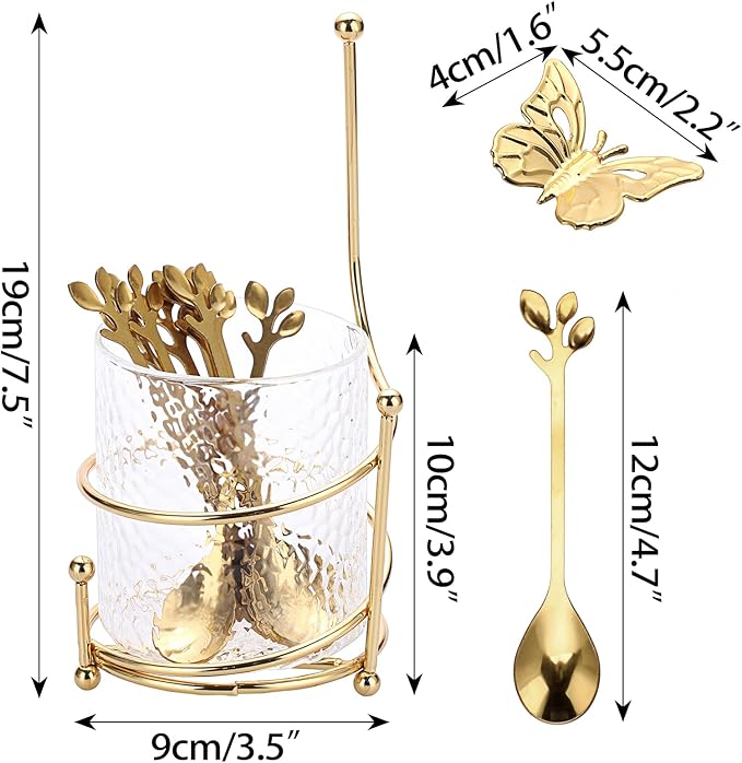 ELLDOO Coffee Spoon Set, Creative Flatware Set - Image 2