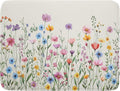 Giwawa Spring Floral Dish Drying Mat 18"x24" Watercolor Summer Wildflower Dish by Giwawa