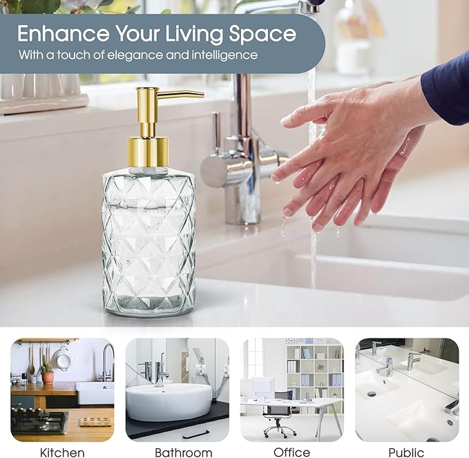 Topsky Glass Soap Dispenser - Image 5