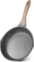 JEETEE 9.5 Inch Nonstick Frying Pan Stone Coating Cookware, Nonstick Omelette by JEETEE