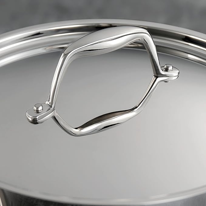 Tramontina Signature Tri-Ply Clad Stainless Steel 3-Quart Braiser Pan - Image 5