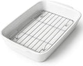 HOMBENE 4.2 QT White Casserole Dishes by HOMBENE