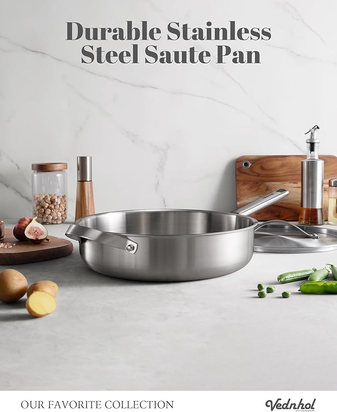 Stainless Steel Cookware Set, PFOA&PTFE Free, Dishwasher&Oven Safe, Kitchen - Image 9