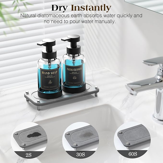 Luxspire Foaming Soap Dispenser, Non-Slip Hand Soap Dispenser - Image 6