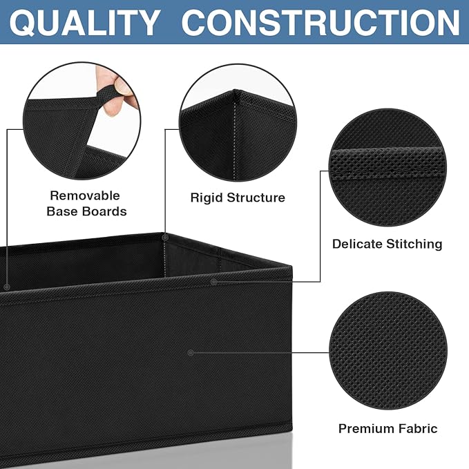 Criusia Drawer Organizer Clothes 12 Pack - Image 5