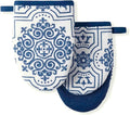 Martha Stewart Strie Medallion Mini Oven Mitt 2-Pack Set by MarthaStewart