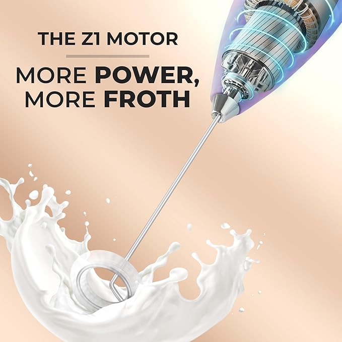 Zulay Kitchen Powerful Milk Frother Wand - Image 4