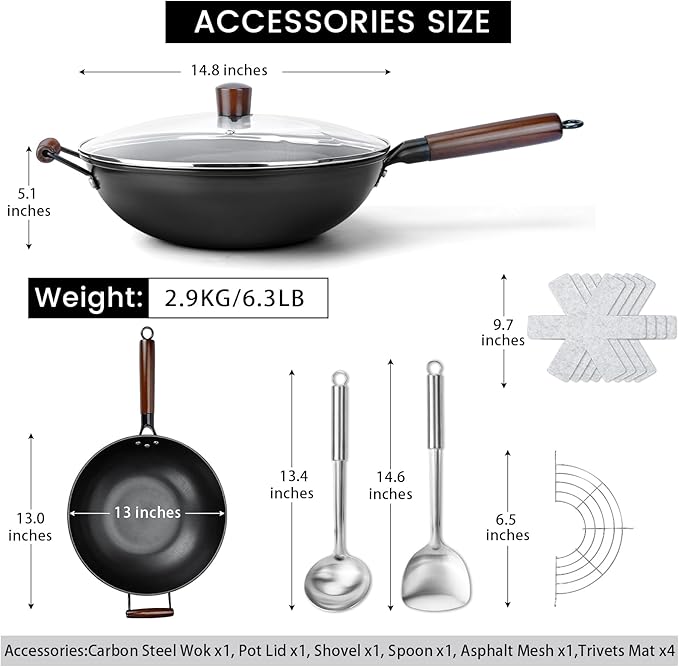 Carbon Steel Wok - Image 2