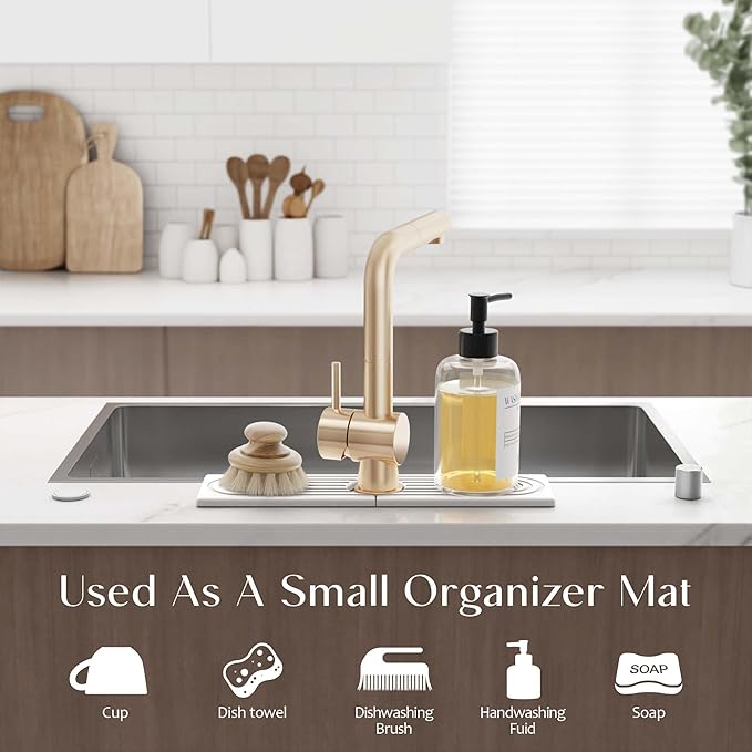 Eormoe Kitchen Sink Faucet Mat - Image 4