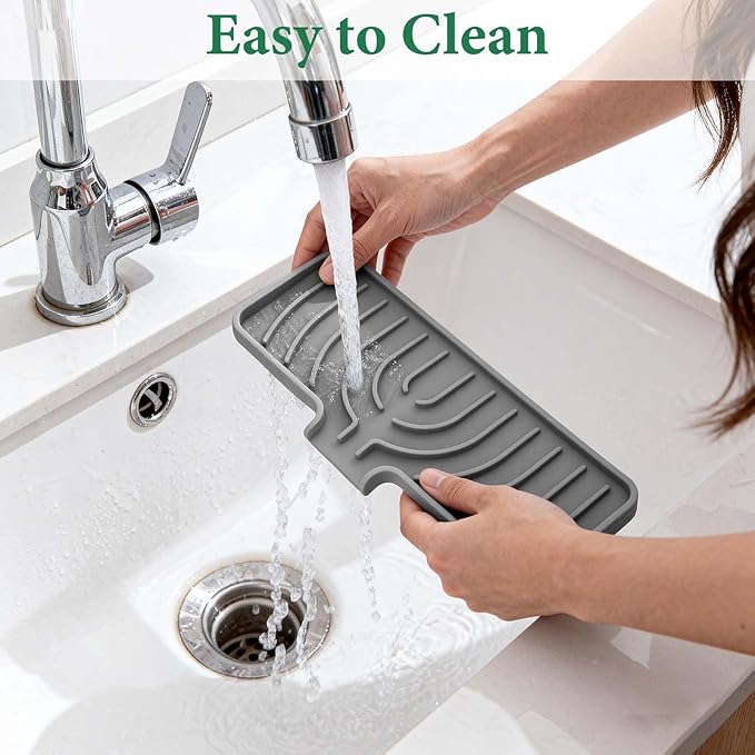GUUKIN Sponge Holder for Kitchen Sink, Sink Caddy and Soap Tray | 10x4 inch - Image 7