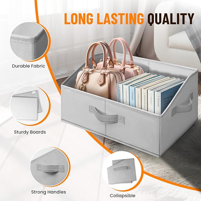 Extra Large Closet Organizers Bins 4 Pack - Image 6