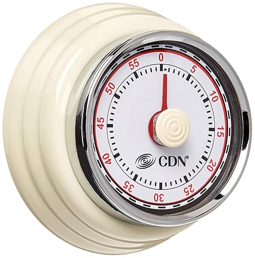 CDN Compact 60 Min Mechanical Timer-White by CDN-ComponentDesignNorthwestInc