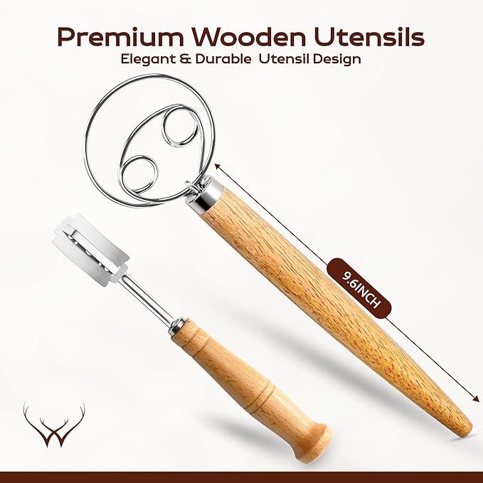WOODLANDS USA Danish Dough Whisk - Image 2