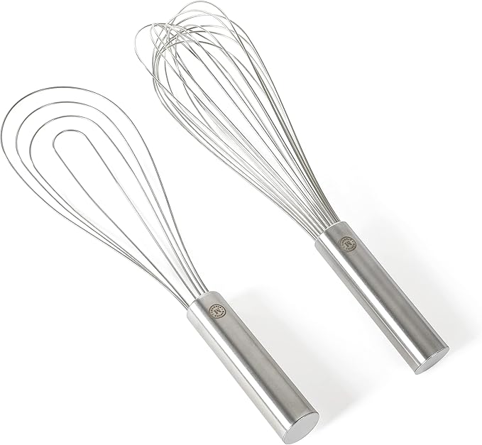 Martha Stewart Richburn 2pc 12" Stainless Steel Balloon & Flat Whisk by MarthaStewart