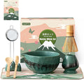 Clay&Fire Matcha Whisk Set，9 Pcs Ceramic Matcha Set, 15 OZ Matcha Bowl by FocusonMatchaWhiskSet